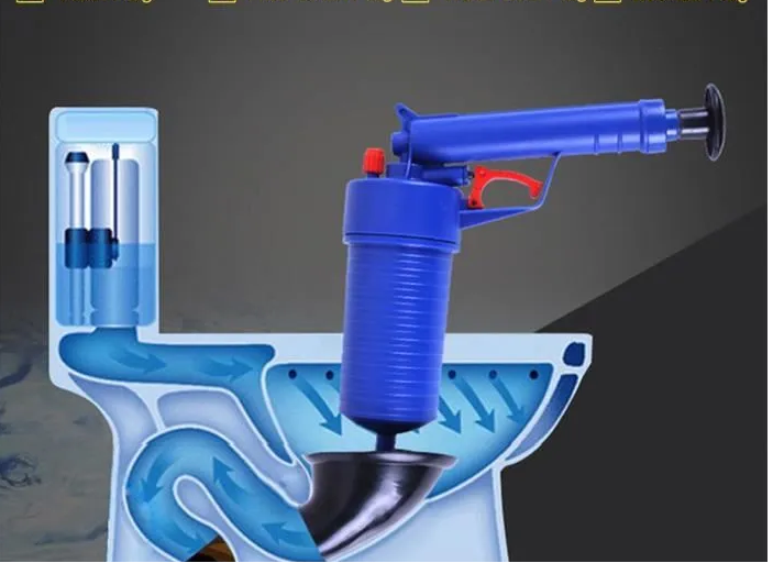 Pistolet à déboucher à air Pompe de vidange Air pour lavabo toilette