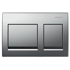 GEBERIT PLAQUE ALPHA35 CHROME POUSSOIRS CARRES 115.045.21.5